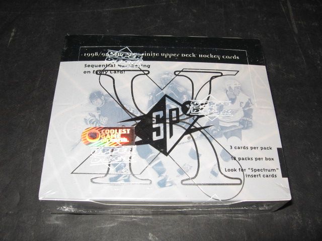 1998/99 Upper Deck SPX Finite Hockey Box