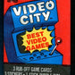 1983 Topps Video City Unopened Wax Pack