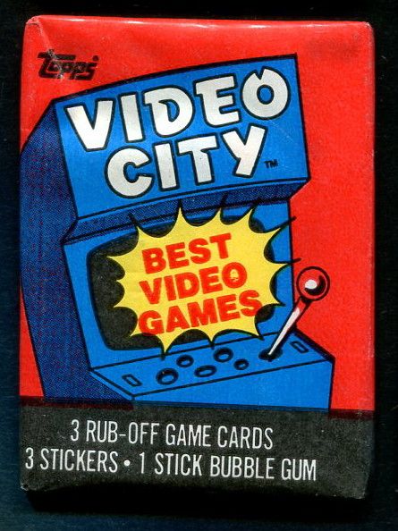 1983 Topps Video City Unopened Wax Pack