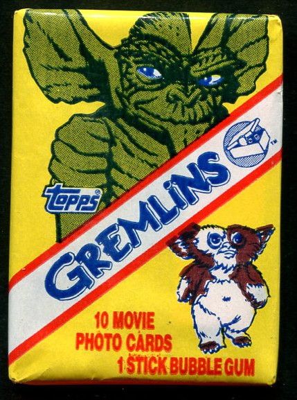1984 Topps Gremlins Unopened Wax Pack