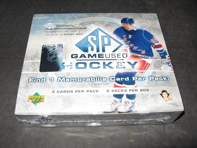 2005/06 Upper Deck SP Game Used Hockey Box (Hobby)