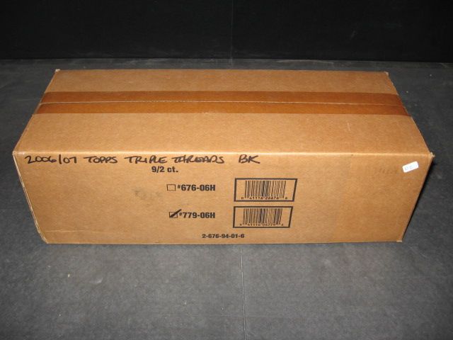 2006/07 Topps Triple Threads Basketball Case (Hobby) (9 Box)