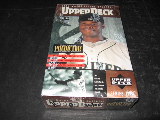 1997 Upper Deck Baseball Series 2 Box (Retail) (36/10)