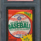 1982 OPC O-Pee-Chee Baseball Unopened Wax Pack PSA 9