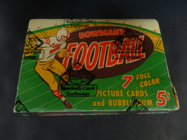 1954 Bowman Football Unopened 5 Cent Wax Box