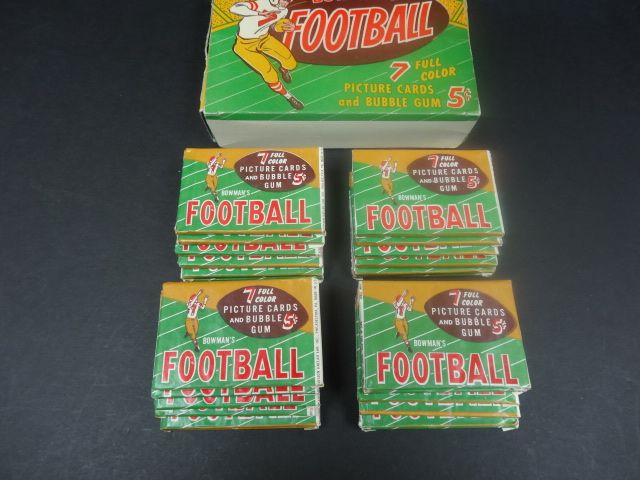1954 Bowman Football Unopened 5 Cent Wax Box