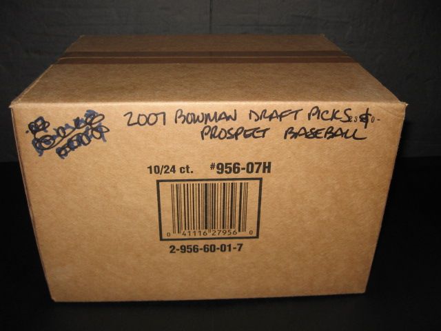 2007 Bowman Baseball Draft Picks & Prospects Case (Hobby) (10 Box)