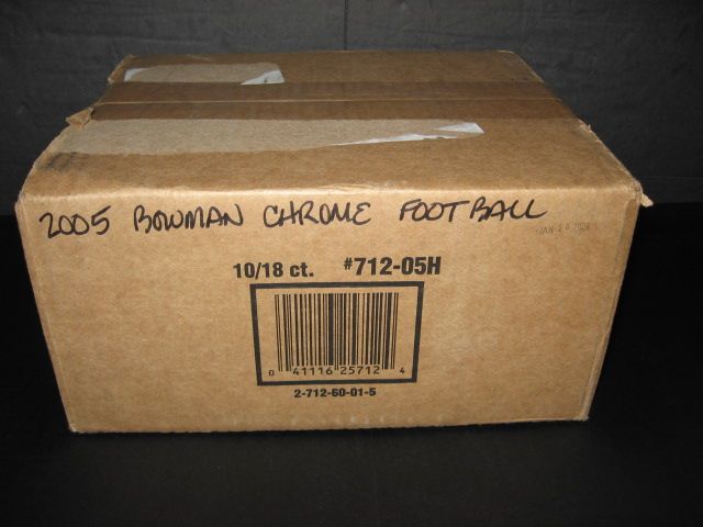 2005 Bowman Chrome Football Case (Hobby) (10 Box)