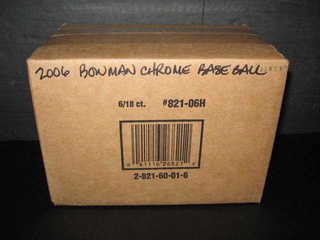 2006 Bowman Chrome Baseball Case (Hobby) (6 Box)