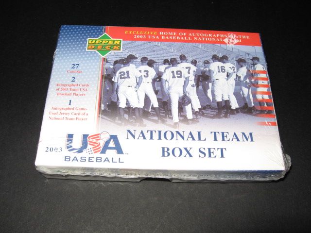 2003 Upper Deck USA Baseball National Team Factory Set