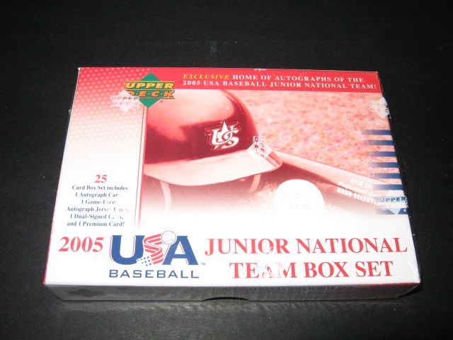 2005 Upper Deck USA Baseball Junior National Team Factory Set