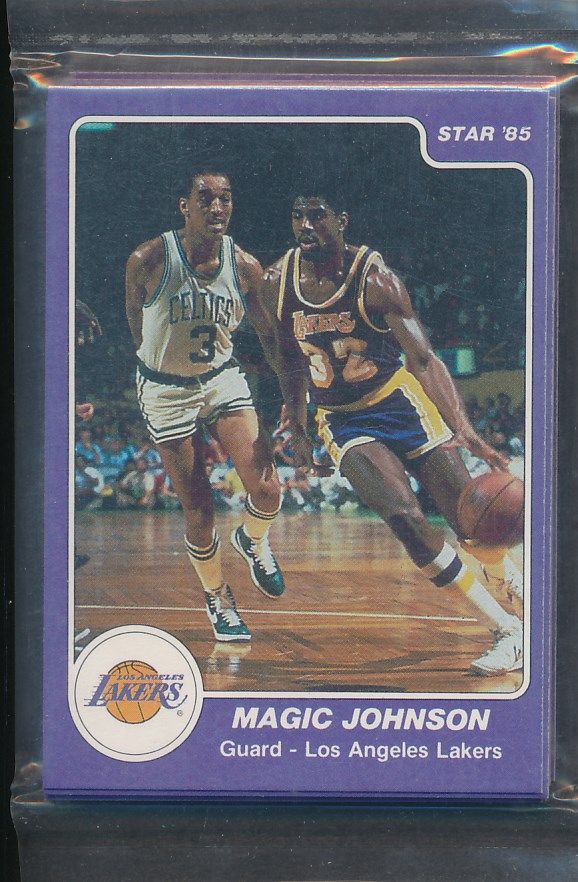 1984/85 Star Basketball Lakers Complete Bagged Set
