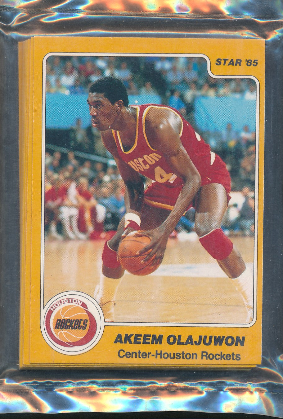 1984/85 Star Basketball Rockets Complete Bagged Set Olajuwon