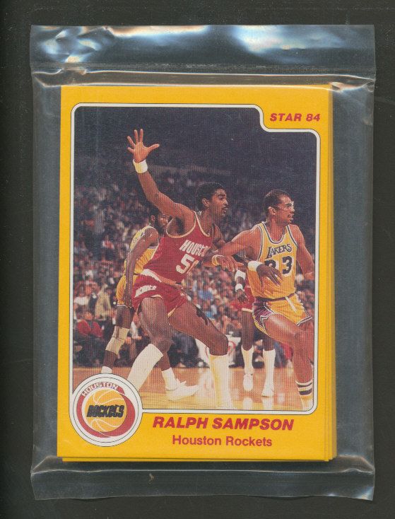 84 Rockets 1983/84 Star Basketball Rockets Complete Bagged Set – Baseball Card ...