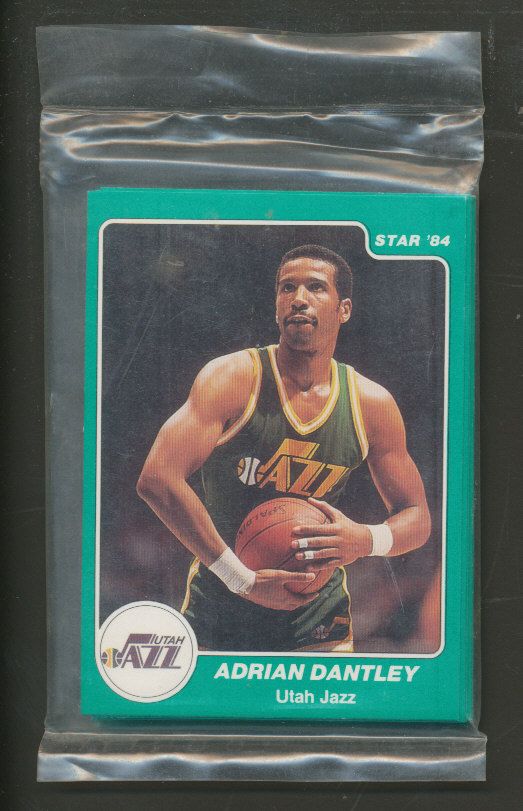 1983/84 Star Basketball Jazz Complete Bagged Set