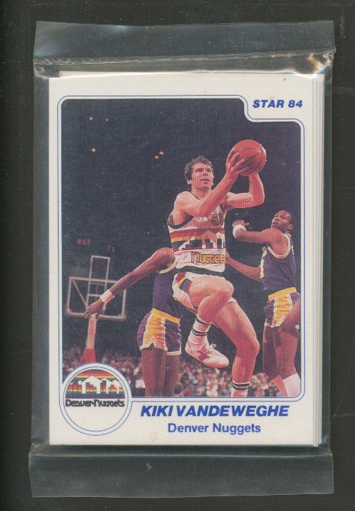 1983/84 Star Basketball Nuggets Complete Bagged Set