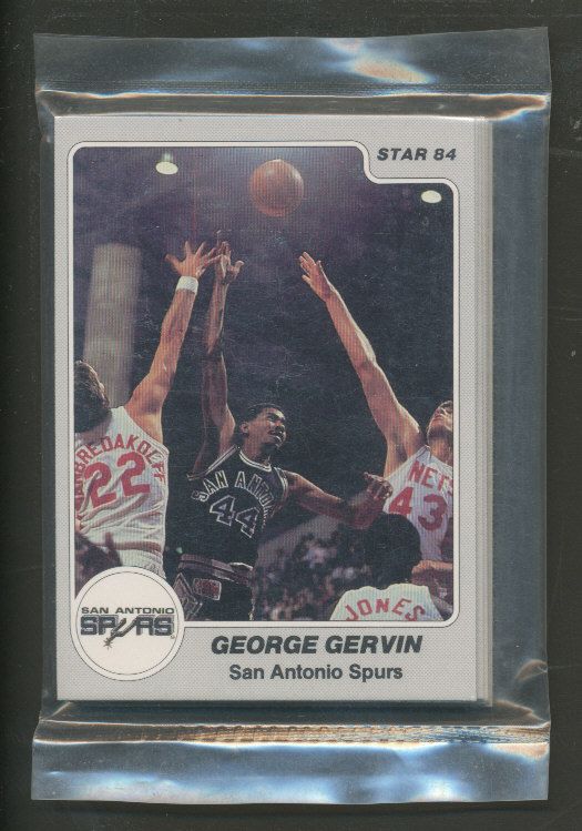 1983/84 Star Basketball Spurs Complete Bagged Set