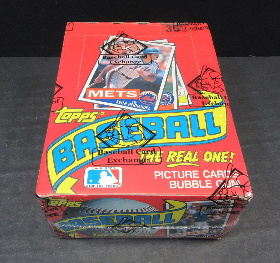 1985 Topps Baseball Unopened Wax Box