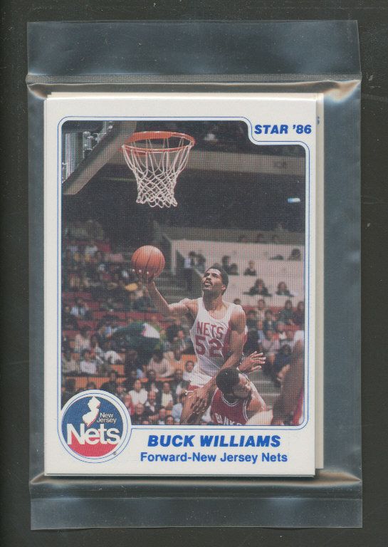 1985/86 Star Basketball Nets Complete Bagged Set