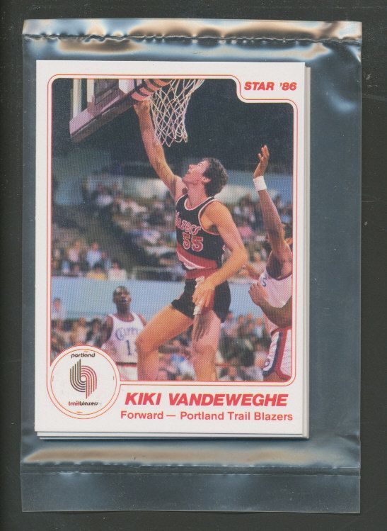 1985/86 Star Basketball Trailblazers Complete Bagged Set