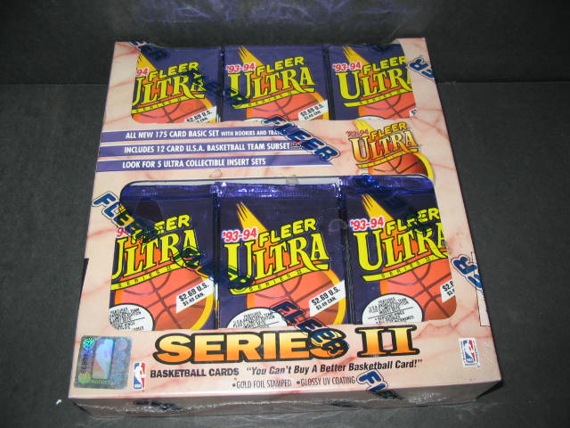 1993/94 Fleer Ultra Basketball Series 2 Box (Magazine)