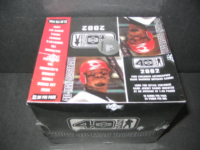 2002 Upper Deck Baseball 40 Man Box (Retail)