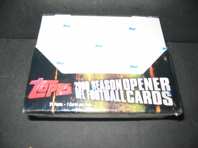 2000 Topps Season Opener Football Box (Hobby)