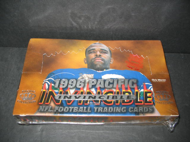 1996 Pacific Invincible Prism 2 Football Box