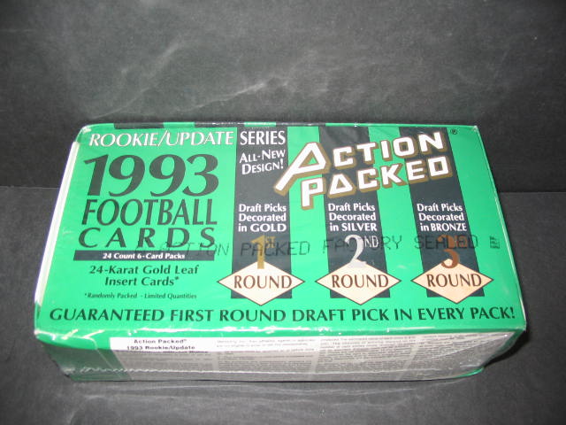 1993 Action Packed Football Rookie Update Box