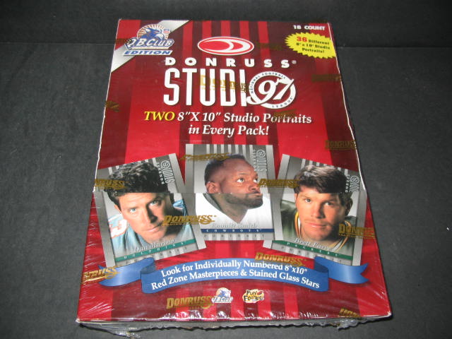 1997 Donruss Studio Football Box
