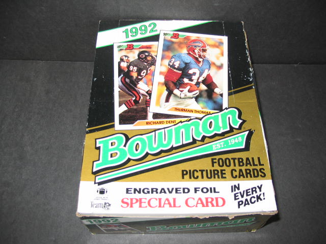1992 Bowman Football Box