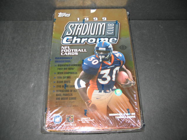 1999 Topps Stadium Club Chrome Football Box (Hobby)