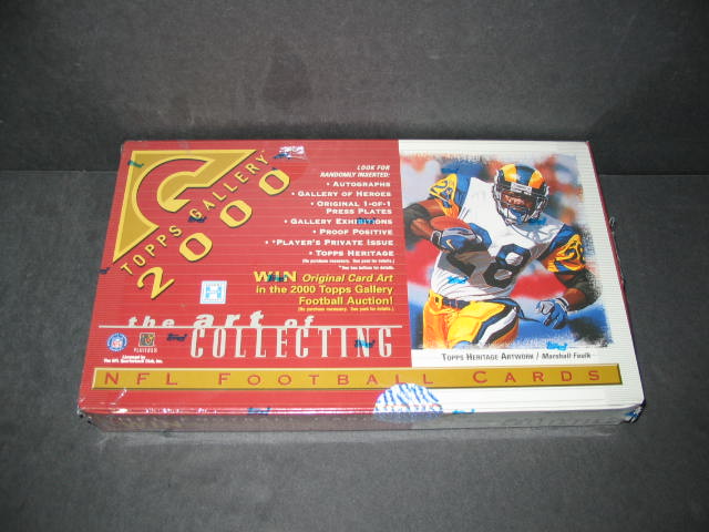 2000 Topps Gallery Football Box (Hobby)