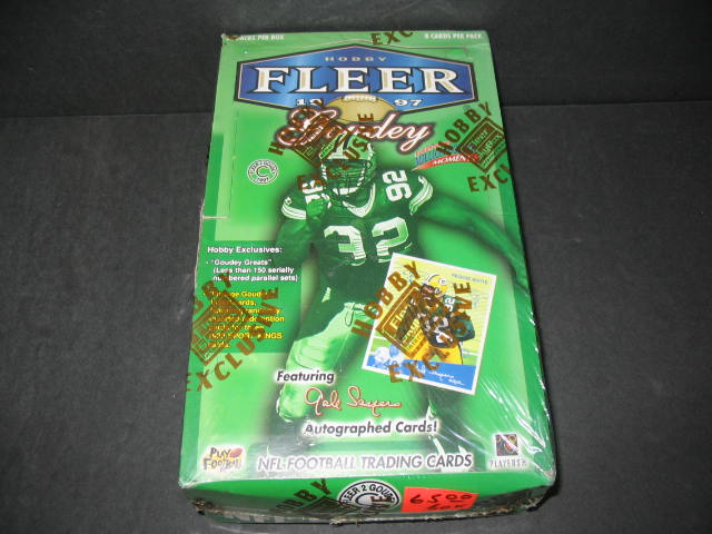 1997 Fleer Goudey Football Box (Hobby)