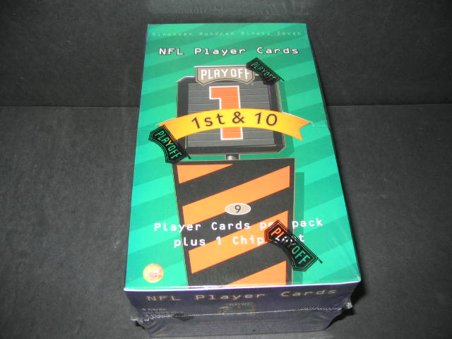 1997 Playoff 1st & 10 Football Box