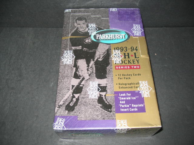 1993/94 Upper Deck Parkhurst Hockey Series 2 Box