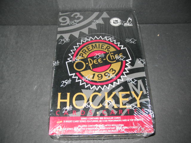 1992/93 OPC O-Pee-Chee Premier Hockey Box