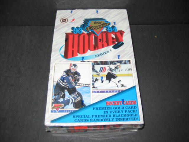 1993/94 Topps Premier Hockey Series 1 Box