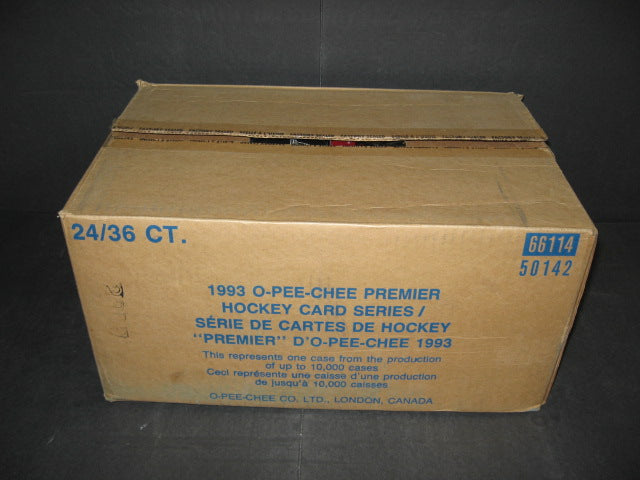 1992/93 OPC O-Pee-Chee Premier Hockey Case (24 Box)