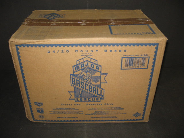 1993 Upper Deck Baseball Series 1 Jumbo Case (24 Box)