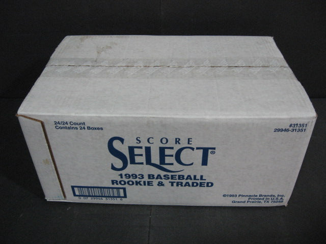 1993 Score Select Baseball Rookie & Traded Case (24 Box)