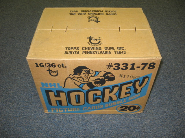 1978/79 Topps Hockey Unopened Wax Case (16 Box) (Sealed)