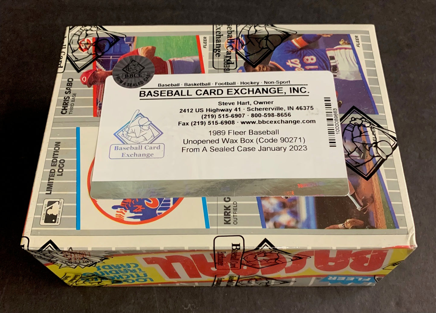 Flash Sale Friday:  1989 Fleer Baseball Unopened Wax Box (FASC) (Code 90271)