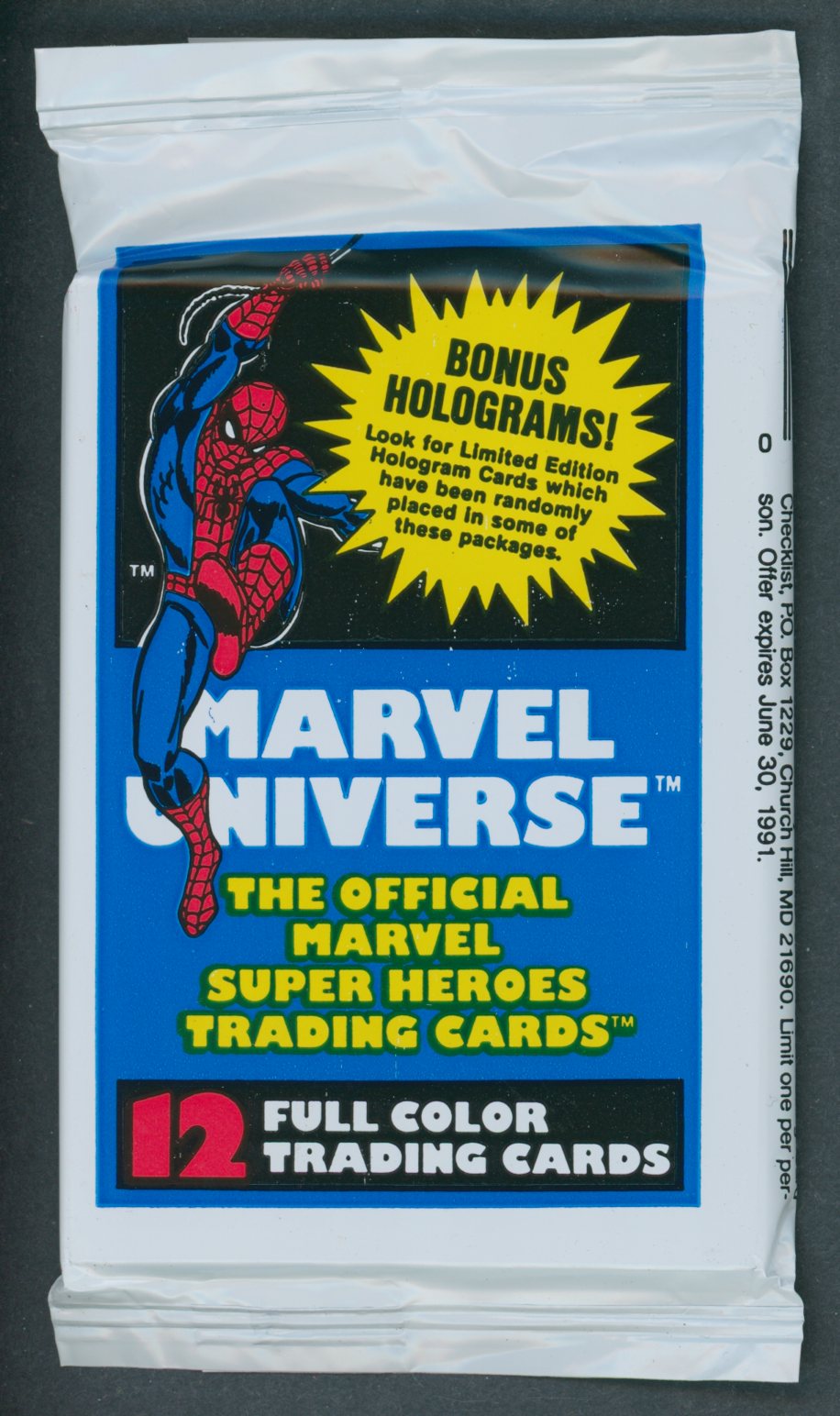 1990 Impel Marvel Universe Unopened Series 1 Pack