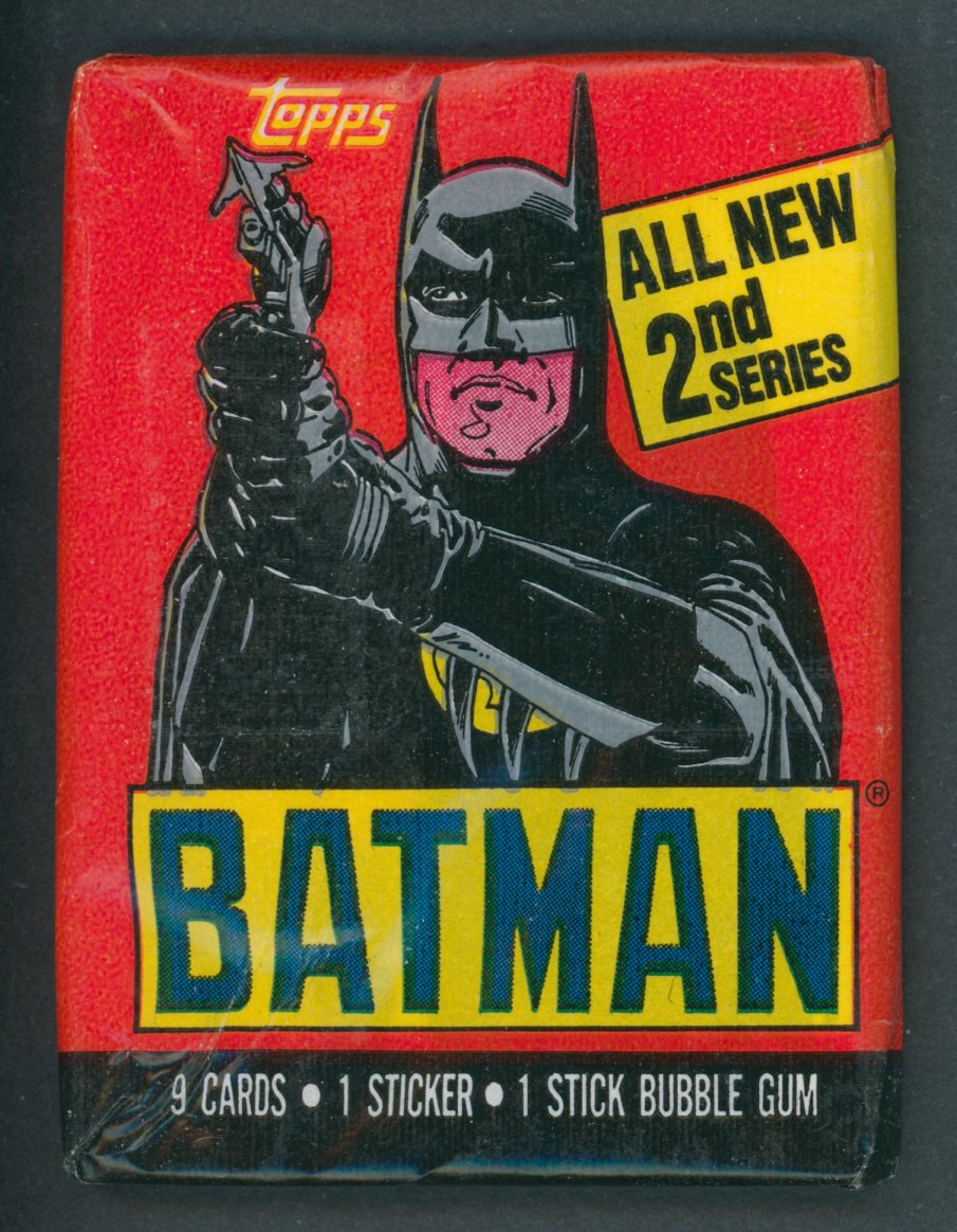 1989 Topps Batman Series 2 Unopened Wax Pack