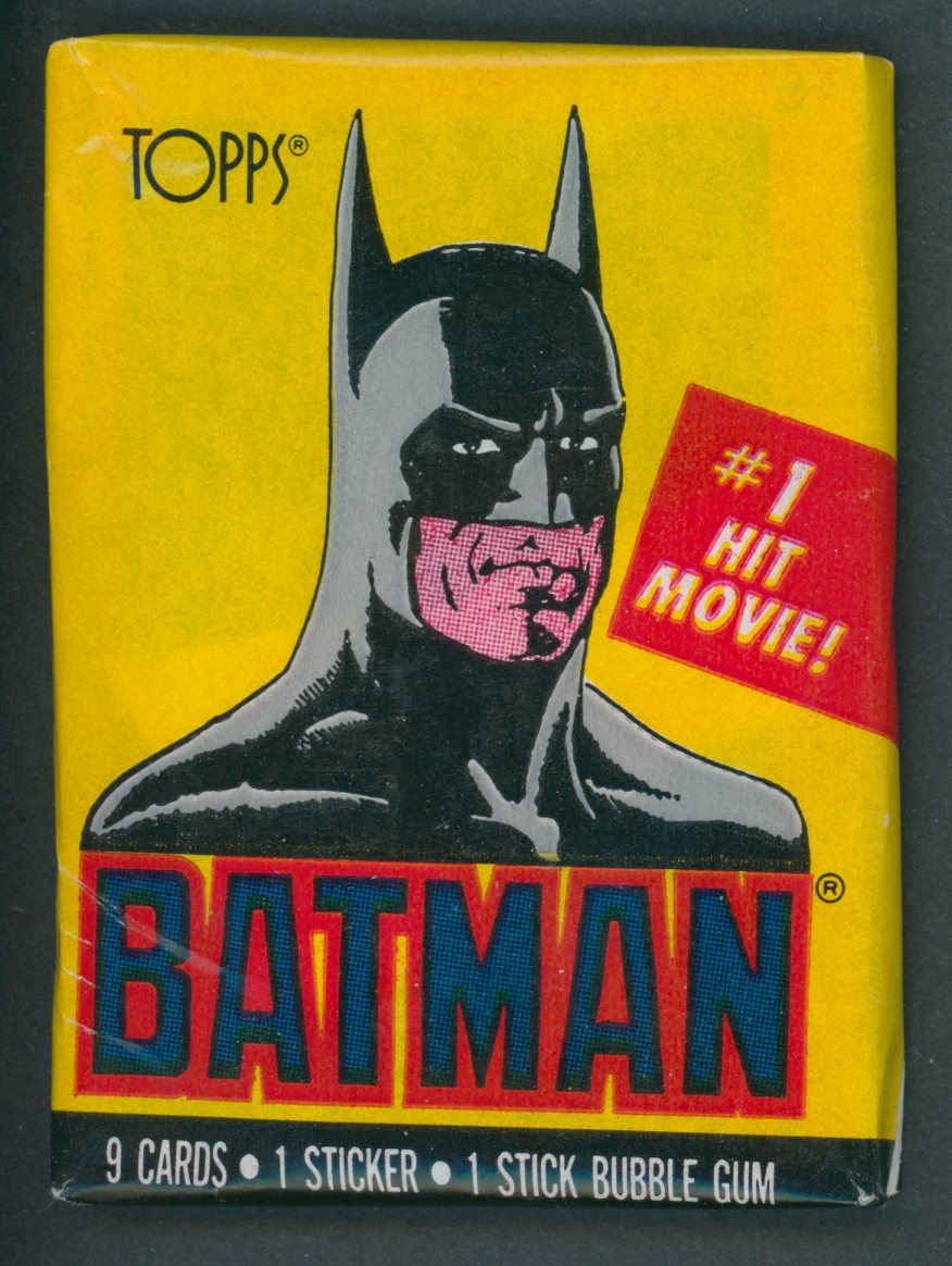 1989 Topps Batman Series 1 Unopened Wax Pack