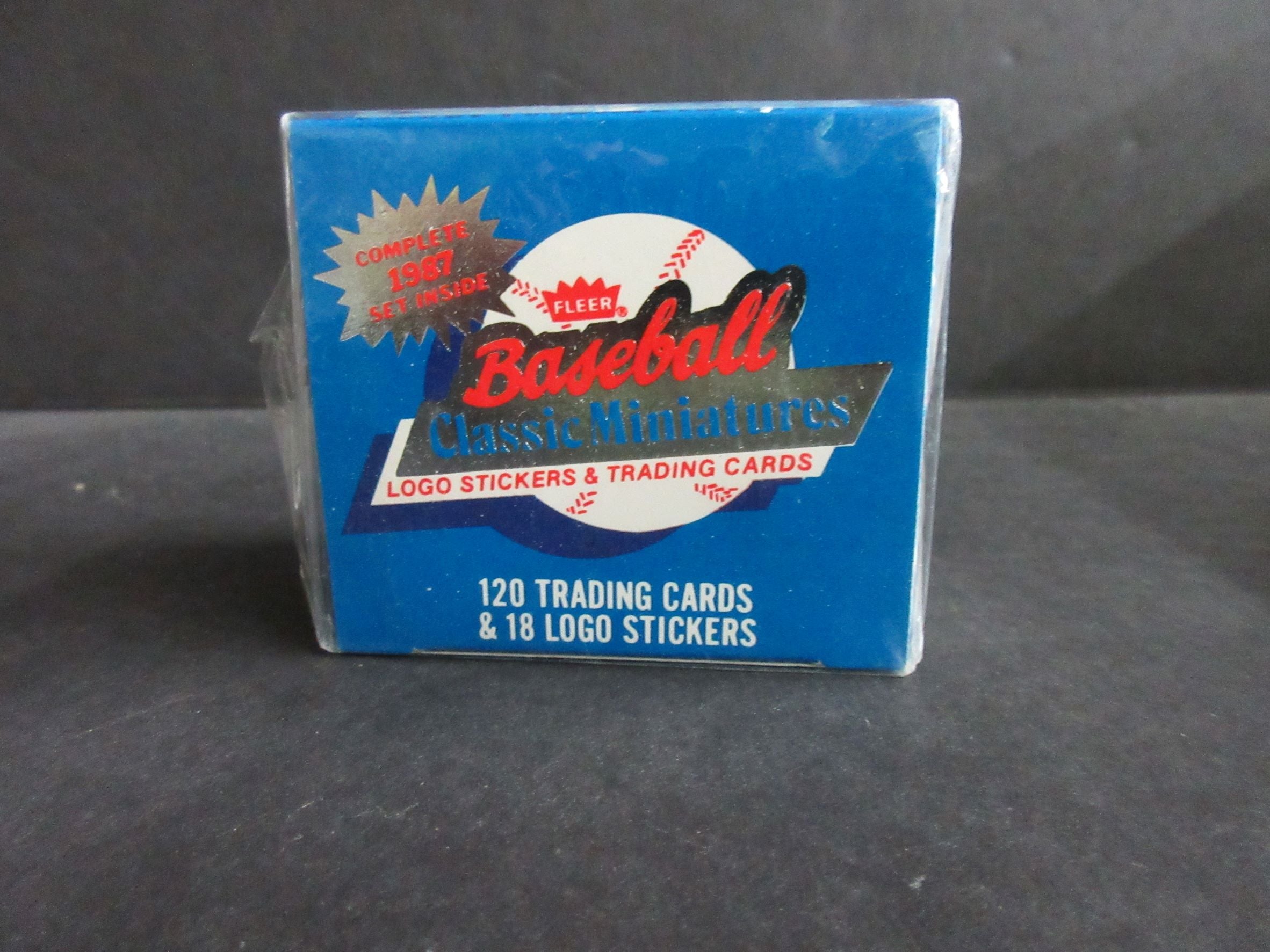 1987 Fleer Baseball Miniatures Factory Set