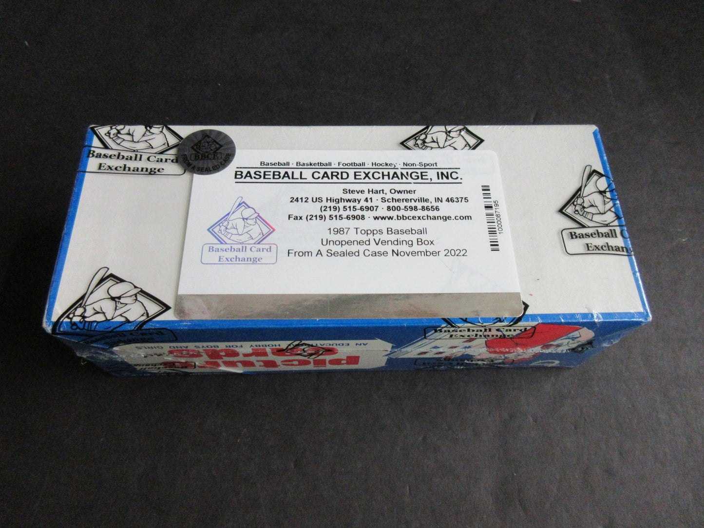 1987 Topps Baseball Unopened Vending Box (FASC)