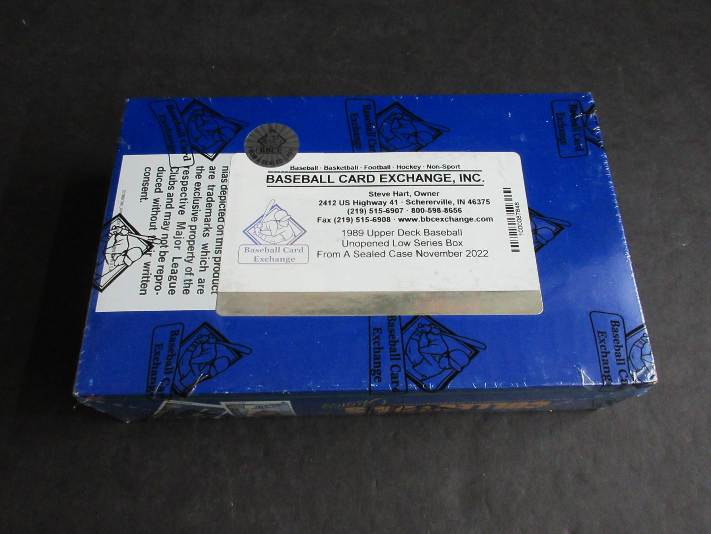 1989 Upper Deck Baseball Low Series Box (FASC)