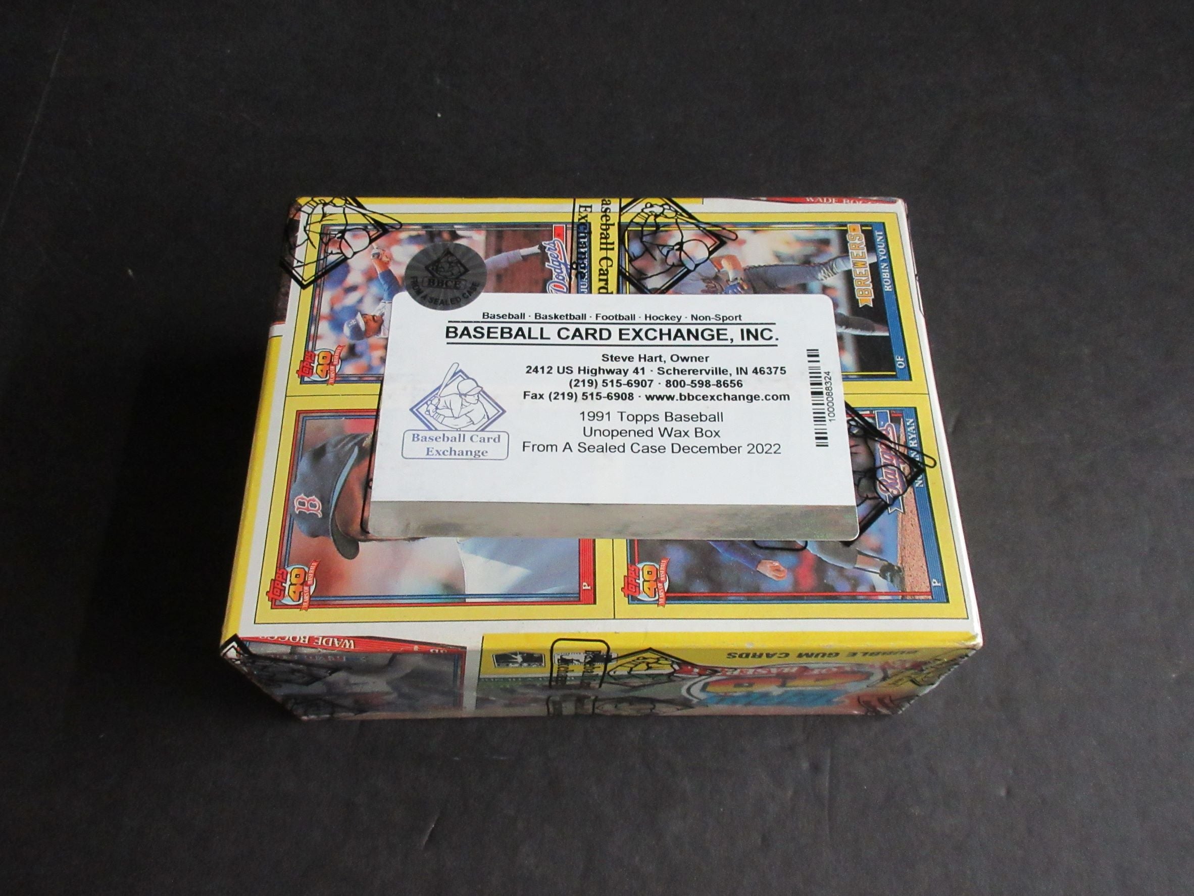 1991 Topps Baseball Unopened Wax Box (FASC) – Baseball Card Exchange